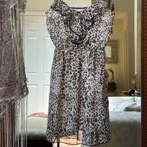 Animal print dress